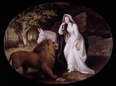 Una and the Lion (Isabella Saltonstall as Una in Spenser